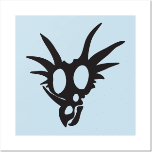 Terra Fossil Styracosaurus Head Posters and Art